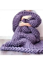 Koadclo | Cozy Knit Chunky Blanket – Thick Handmade Throw for Couch & Bed
