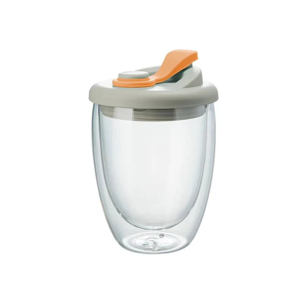 Koadclo | Leak-Proof Double Wall Glass Transparent Mug