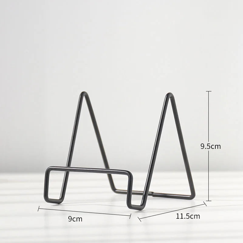 Koadclo | Iron Art Multi-Use Display Stand – Versatile Magazine, Dish & Picture Holder for Home Decor