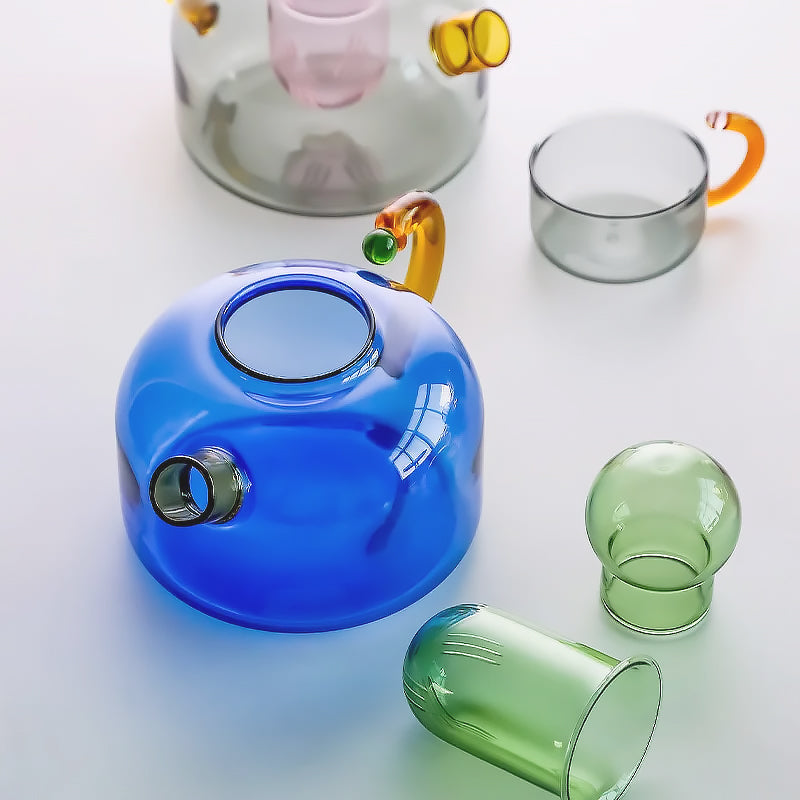 Koadclo | Colorful Glass Tableware Set