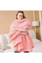 Koadclo | Cozy Knit Chunky Blanket – Thick Handmade Throw for Couch & Bed