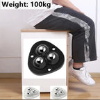 Koadclo | Self-Adhesive Full Rotating Furniture Mover Wheel Rollers