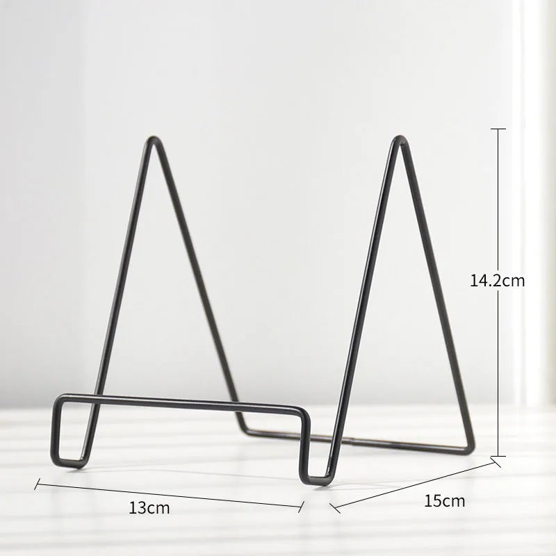 Koadclo | Iron Art Multi-Use Display Stand – Versatile Magazine, Dish & Picture Holder for Home Decor