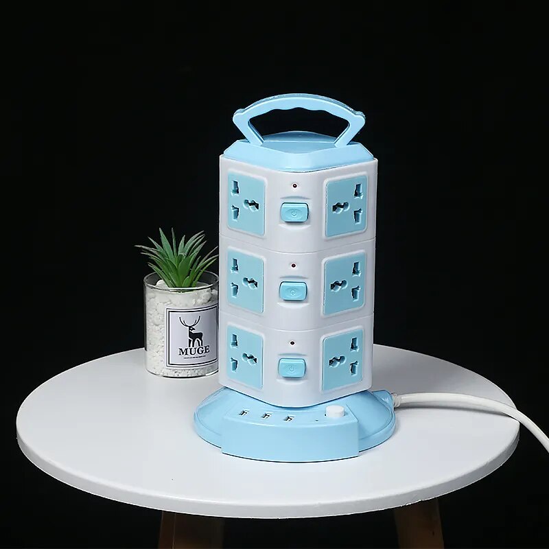 Koadclo | Tower Design Surge Protector Vertical Power Strip