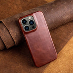 Koadclo | RoyalLeather – Luxurious Handmade Genuine Cowhide Leather Case for iPhone
