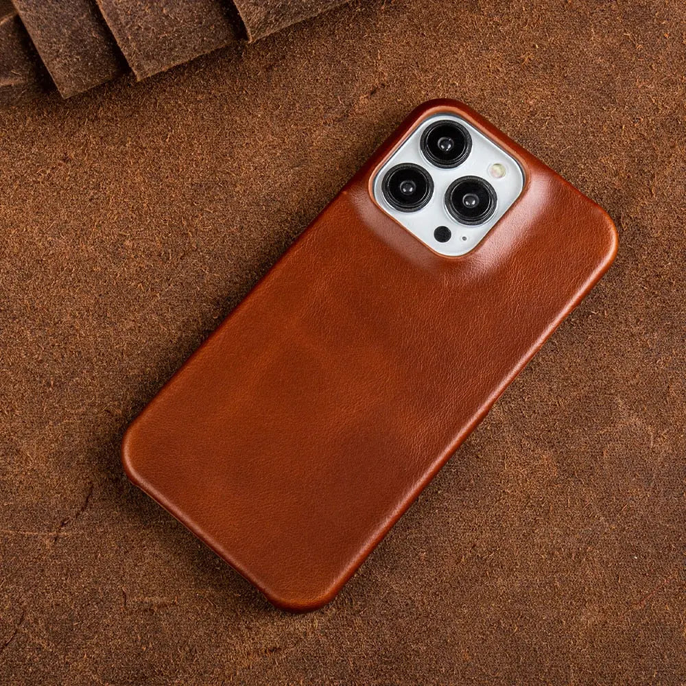 Koadclo | RoyalLeather – Luxurious Handmade Genuine Cowhide Leather Case for iPhone