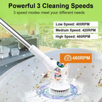 Koadclo | 8-in-1 Multifunctional Electric Cleaning Brush – Wireless & Rotating for Bathroom, Kitchen & Windows