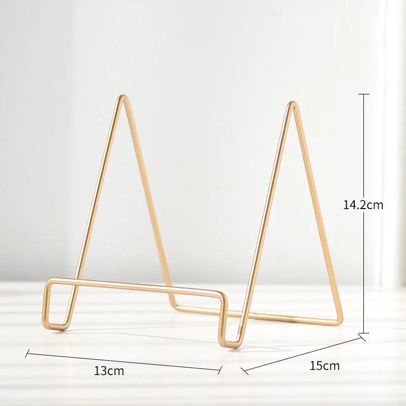 Koadclo | Iron Art Multi-Use Display Stand – Versatile Magazine, Dish & Picture Holder for Home Decor