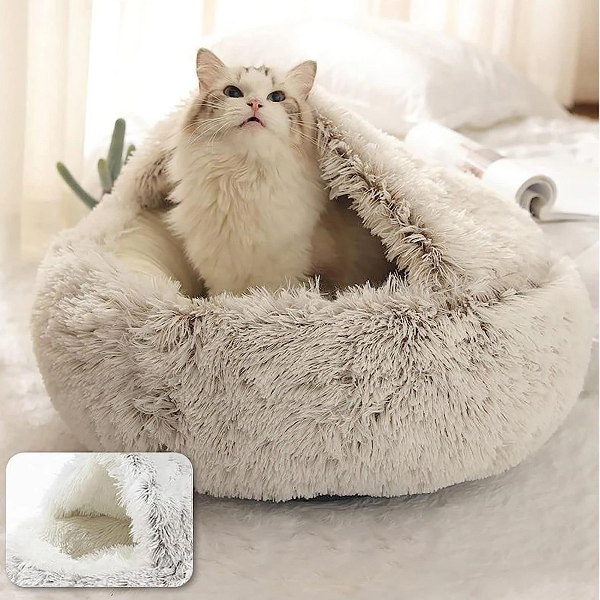 koadclo | Cozy Cave Pet Bed – Calming & Comfortable Dog Bed for Deep Relaxation
