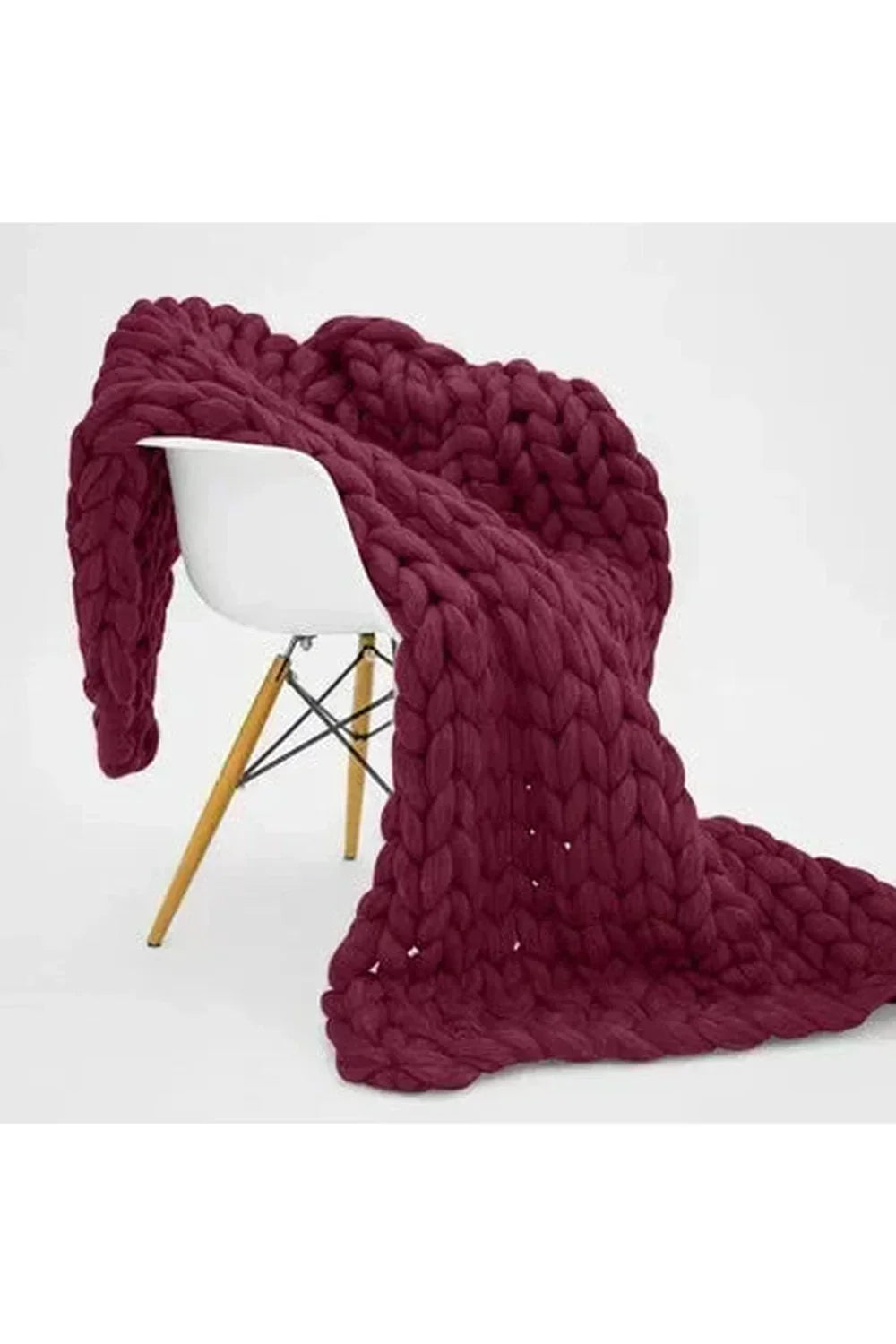 Koadclo | Cozy Knit Chunky Blanket – Thick Handmade Throw for Couch & Bed