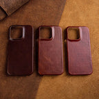 Koadclo | RoyalLeather – Luxurious Handmade Genuine Cowhide Leather Case for iPhone