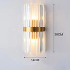 Koadclo | Elegant LED Wall Lamp in Gold – Modern Sconce for Living Room & Bedroom