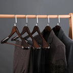 Koadclo | Luxury Wooden Clothes Hangers with Curved Design
