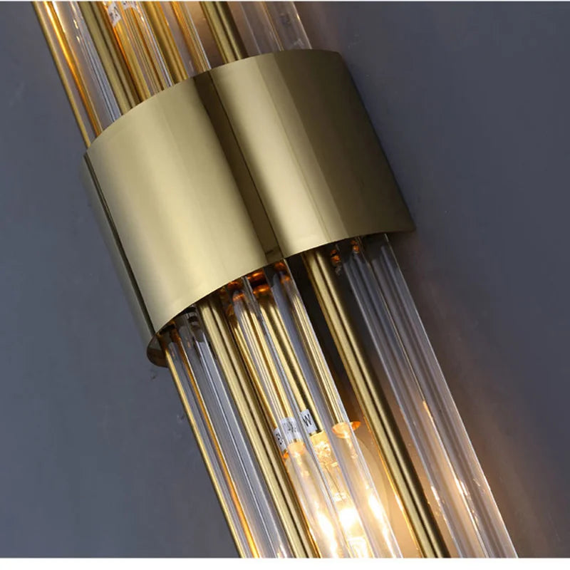 Koadclo | Elegant LED Wall Lamp in Gold – Modern Sconce for Living Room & Bedroom