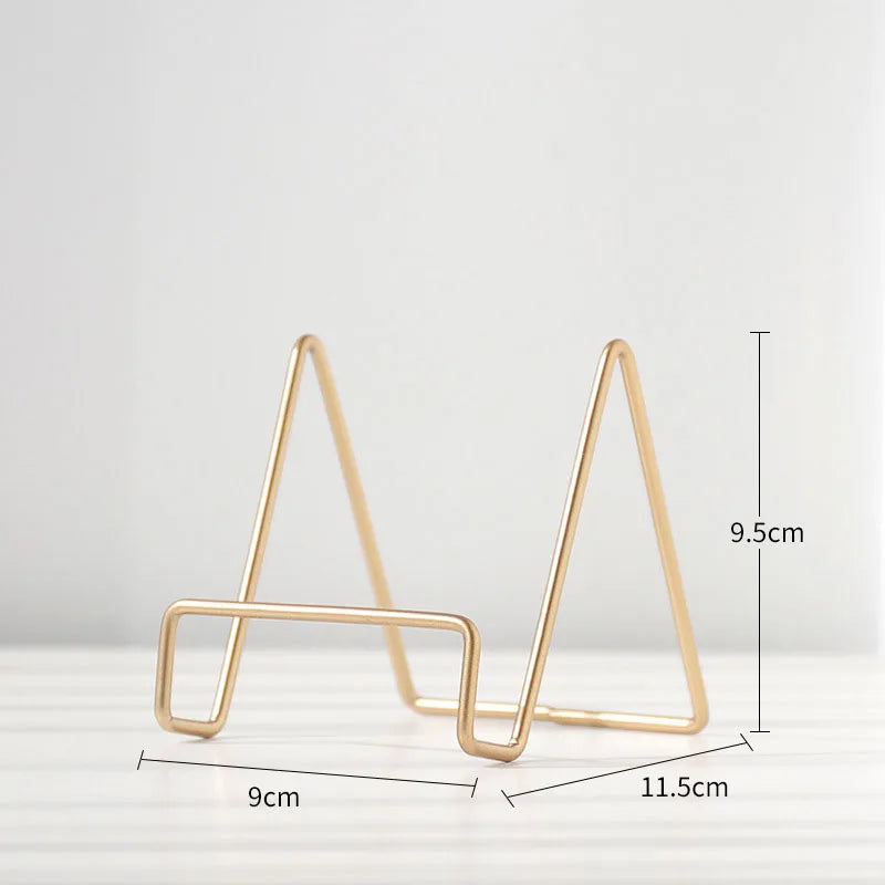 Koadclo | Iron Art Multi-Use Display Stand – Versatile Magazine, Dish & Picture Holder for Home Decor
