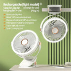 Koadclo | Multi-Angle Outdoor Clip-On Rechargeable Cooling Fan