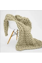 Koadclo | Cozy Knit Chunky Blanket – Thick Handmade Throw for Couch & Bed