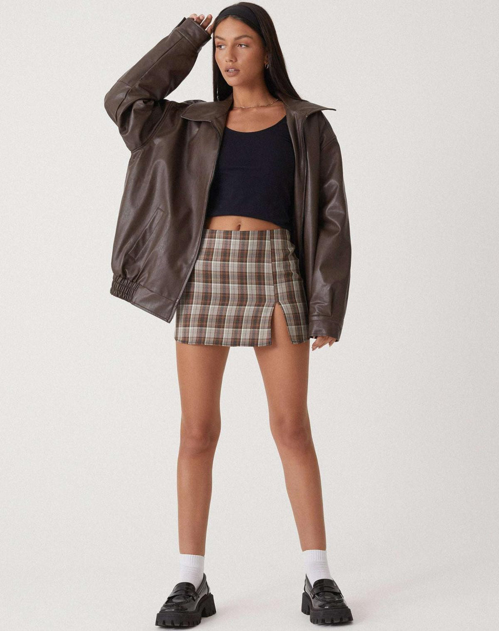 Sophie | Women’s Oversized PU Leather Jacket