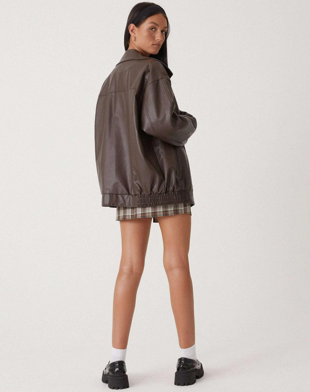 Sophie | Women’s Oversized PU Leather Jacket
