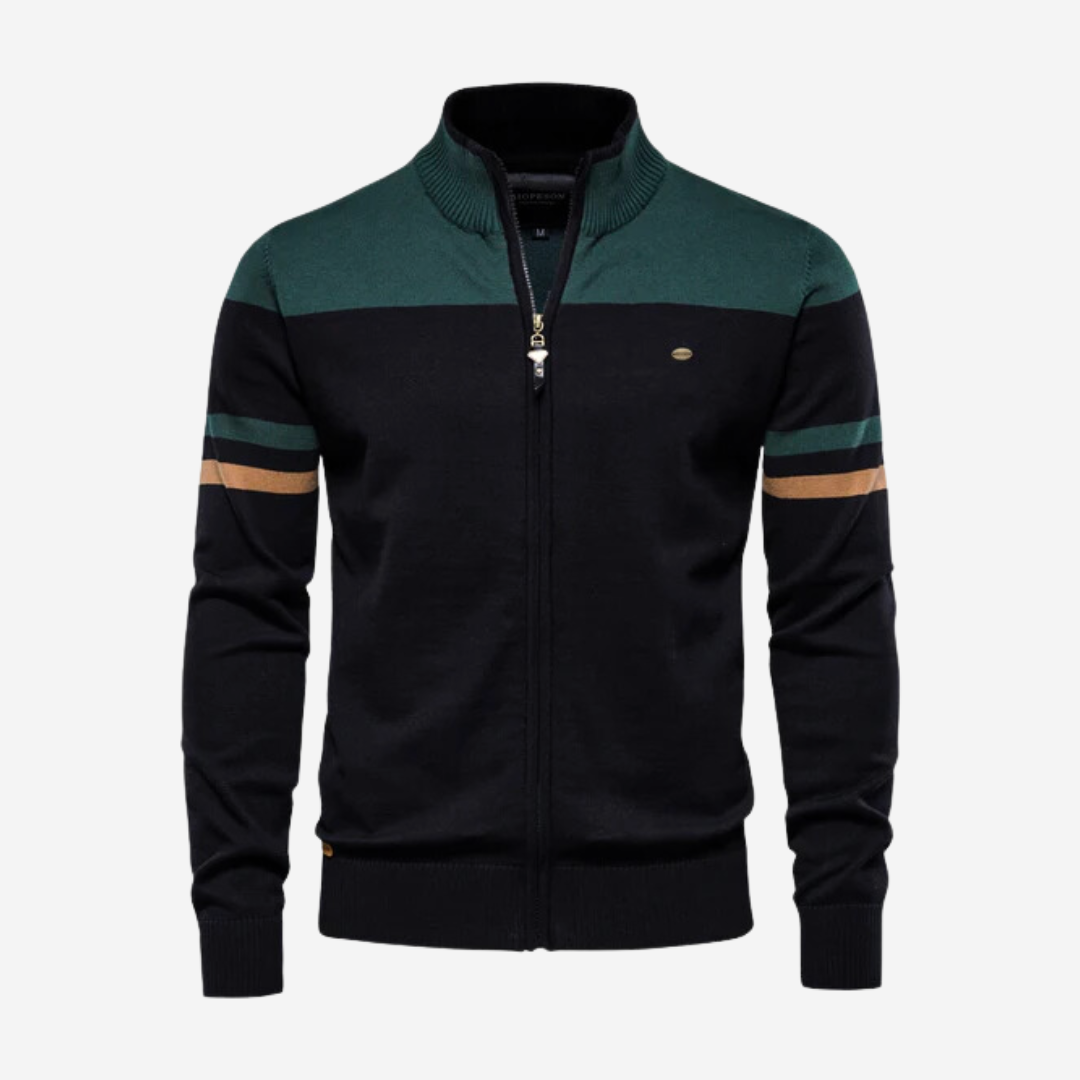 Tom | Men’s Modern Zip-Up Sweater