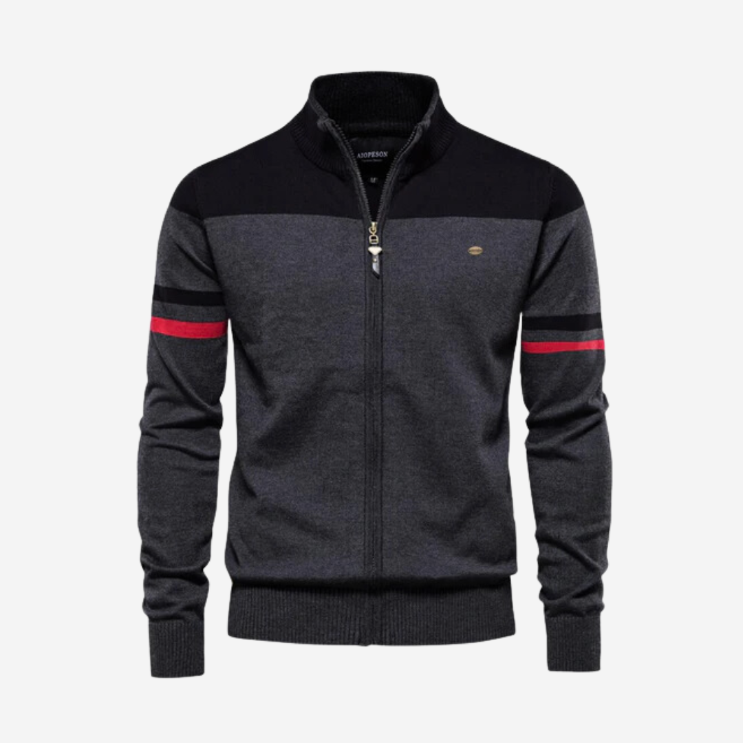 Tom | Men’s Modern Zip-Up Sweater