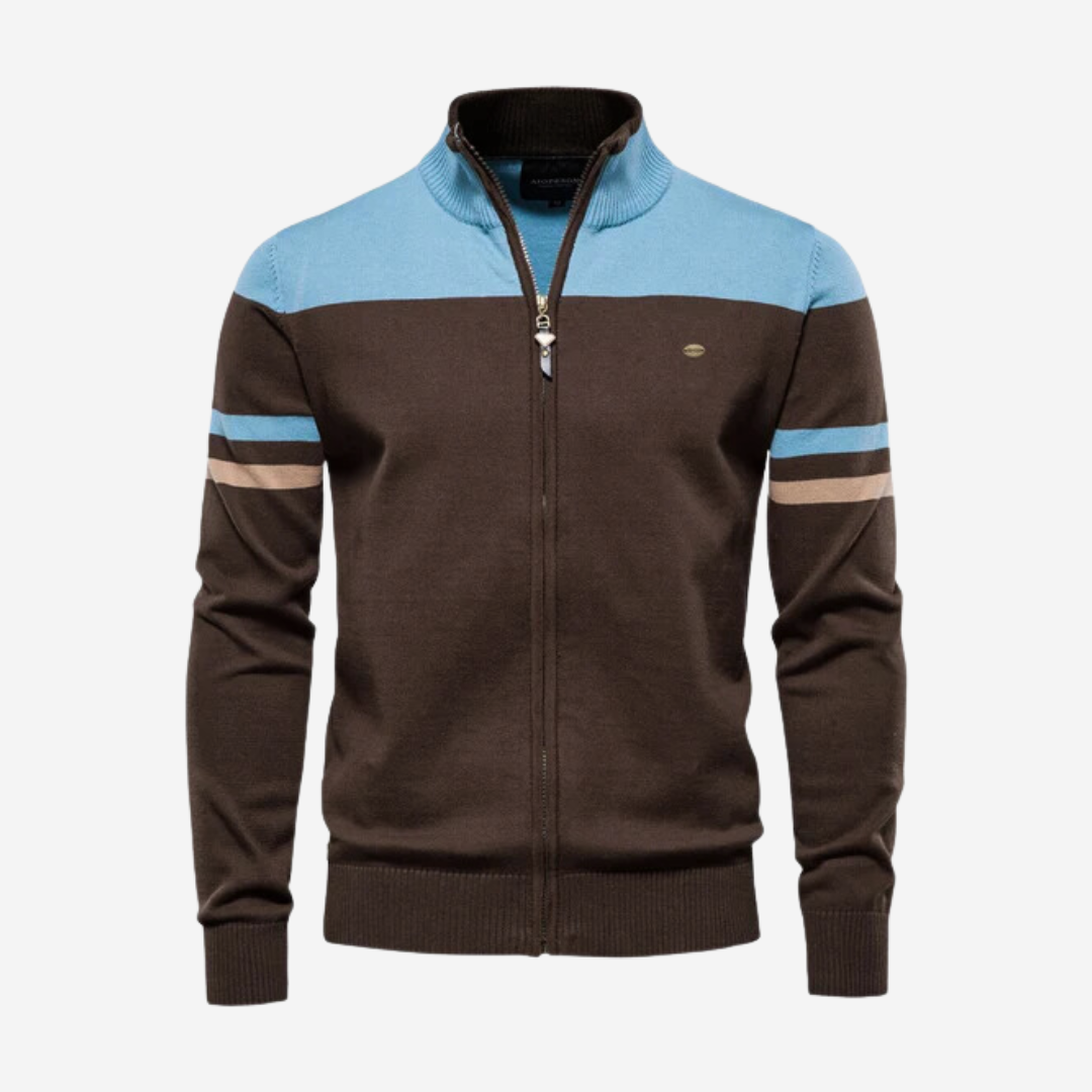 Tom | Men’s Modern Zip-Up Sweater