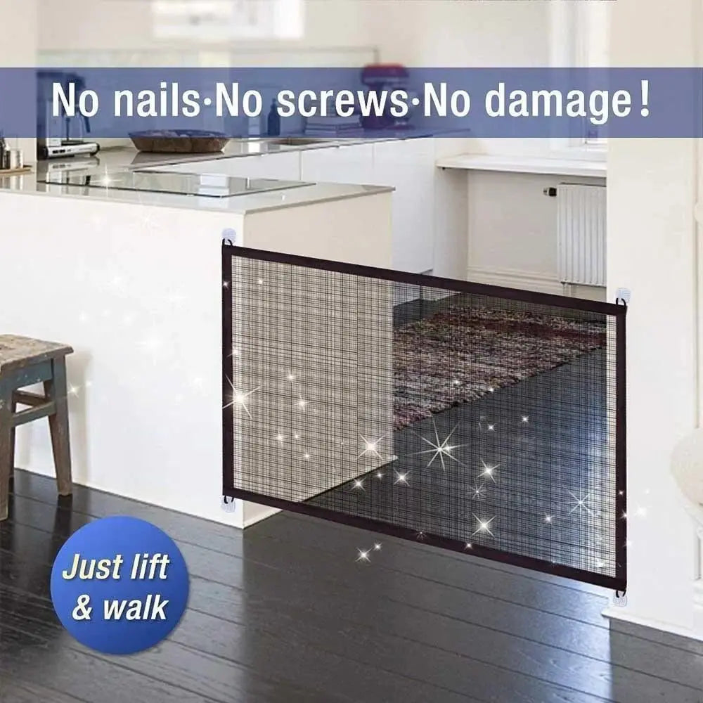 koadclo | Portable Pet Safety Gate – Safe & Flexible Expandable Pet Barrier