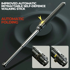 koadclo | Automatic Self Defense Walking Stick for Hiking & Urban Safety – Tactical Hiking Staff