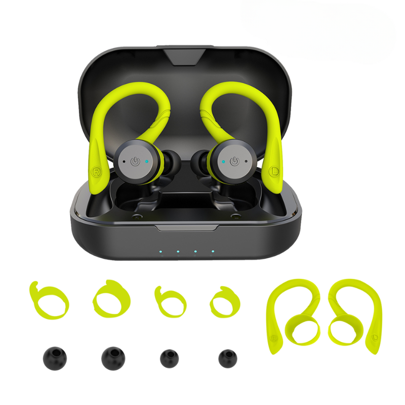 Koadclo | Vega Waterproof Wireless Sport Earbuds – 20 Hours Playtime | Bluetooth 5.0, IPX7 for Swimming & Fitness