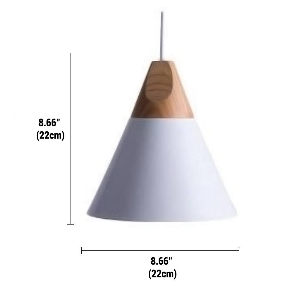 Koadclo | Minimalist Wooden Pendant Light – NordicLight Scandinavian Ceiling Lamp