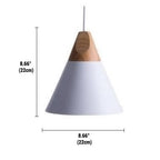 Koadclo | Minimalist Wooden Pendant Light – NordicLight Scandinavian Ceiling Lamp