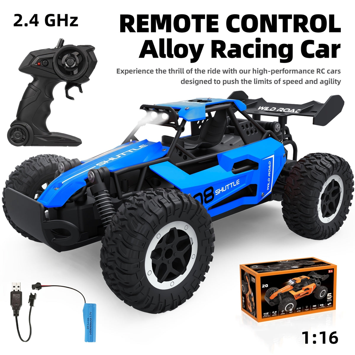 koadclo | Remote Control Off-Road Alloy Racing Car