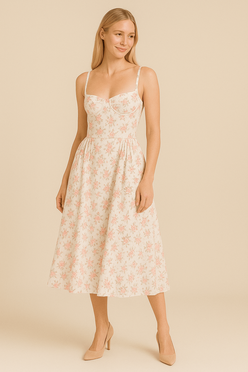 Harmelle | Women’s Summer V‑Neck Dress
