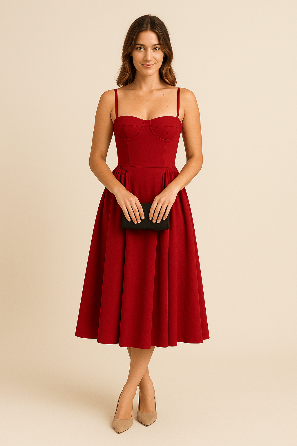 Harmelle | Women’s Summer V‑Neck Dress