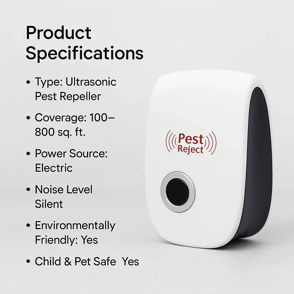 Koadclo | Ultrasonic Squirrel Repeller Device – Effective Pest Control to Deter Squirrels in 48 Hours for Gardens & Yards