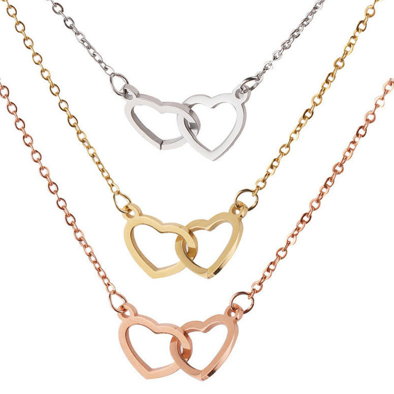 Koadclo | Heart Necklace with Rotating Rose Gift Box – Romantic Jewelry Set for Her