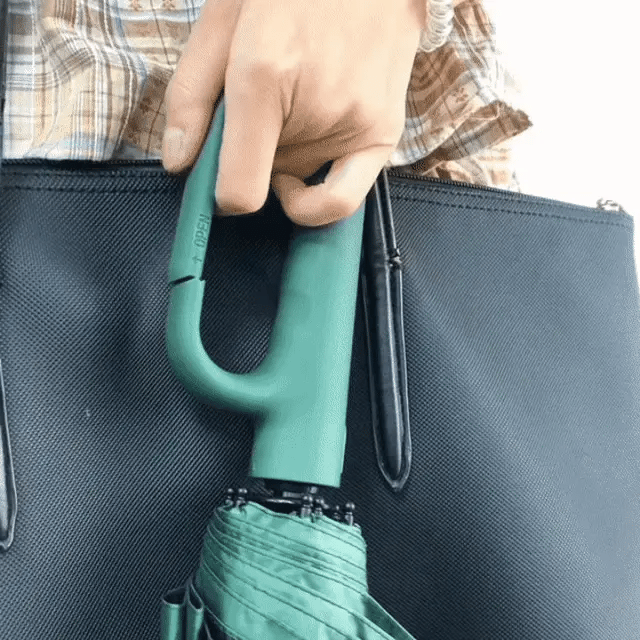 koadclo | Wind-Resistant Automatic Folding Umbrella – Compact & Durable with Large Buckle Handle