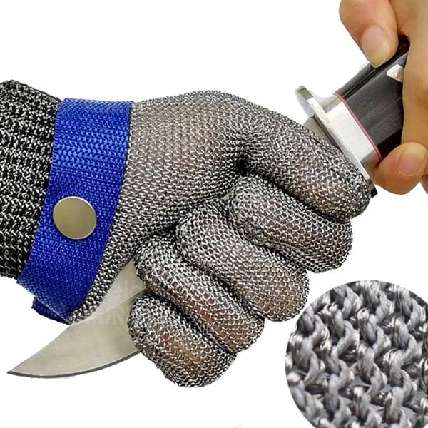 Amtn Club | Food Grade Stainless Steel Mesh Metal Glove – Cut Resistant Safety Glove for Kitchen