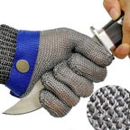Amtn Club | Food Grade Stainless Steel Mesh Metal Glove – Cut Resistant Safety Glove for Kitchen