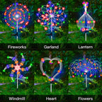 Koadclo | 4-Piece Solar Firework Garden Lights – Weatherproof LED Decorative Stakes for Garden & Patio