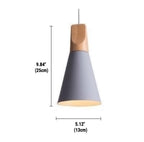 Koadclo | Minimalist Wooden Pendant Light – NordicLight Scandinavian Ceiling Lamp