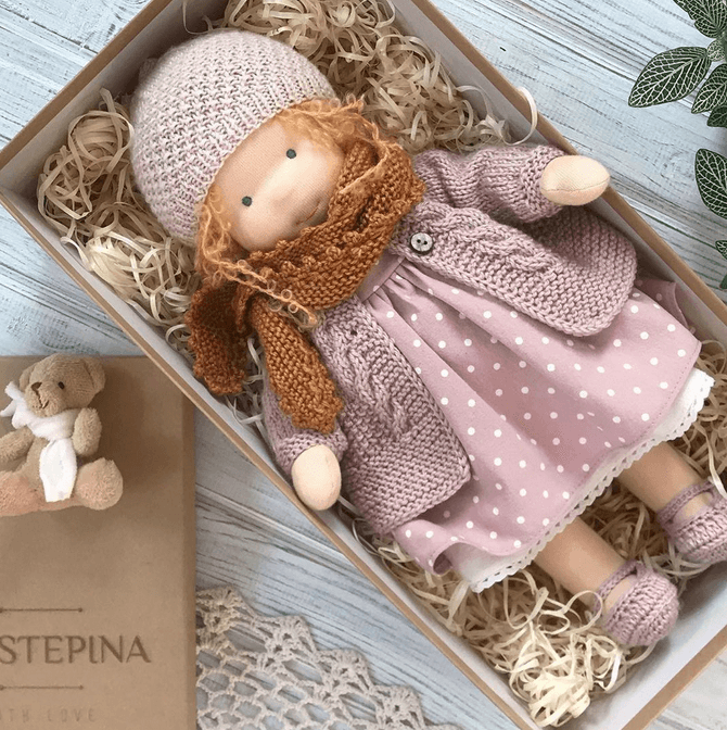 Koadclo Poppi | Handcrafted Waldorf Cuddle Doll – Soft, Organic & Non-Toxic