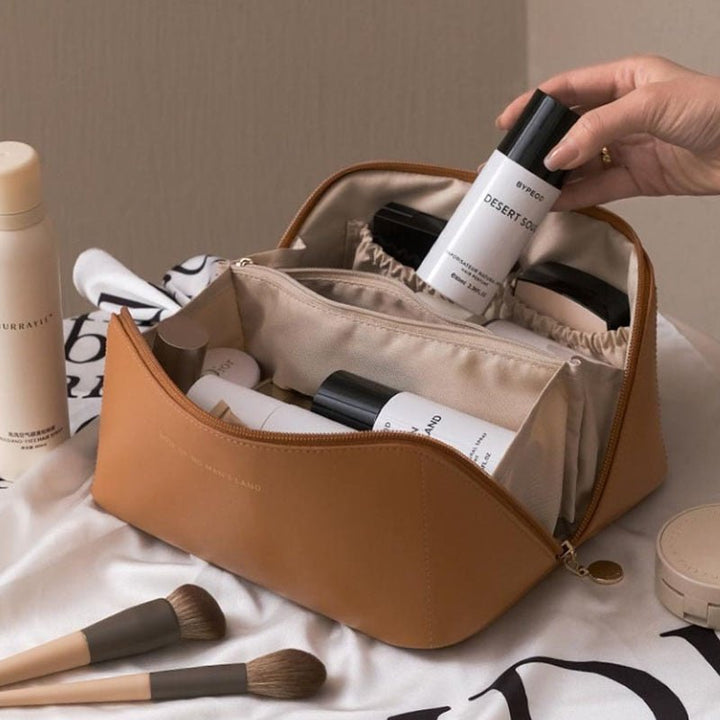 Koadclo | Cosmetic Bag – Elegant & Spacious Travel Makeup Organizer