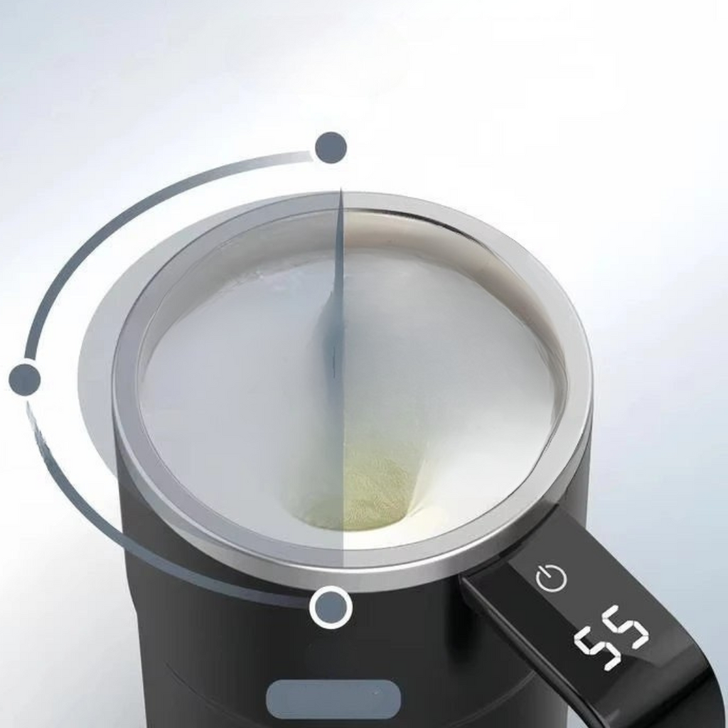 koadclo | Coffee Mug with Stirrer and Temperature Display