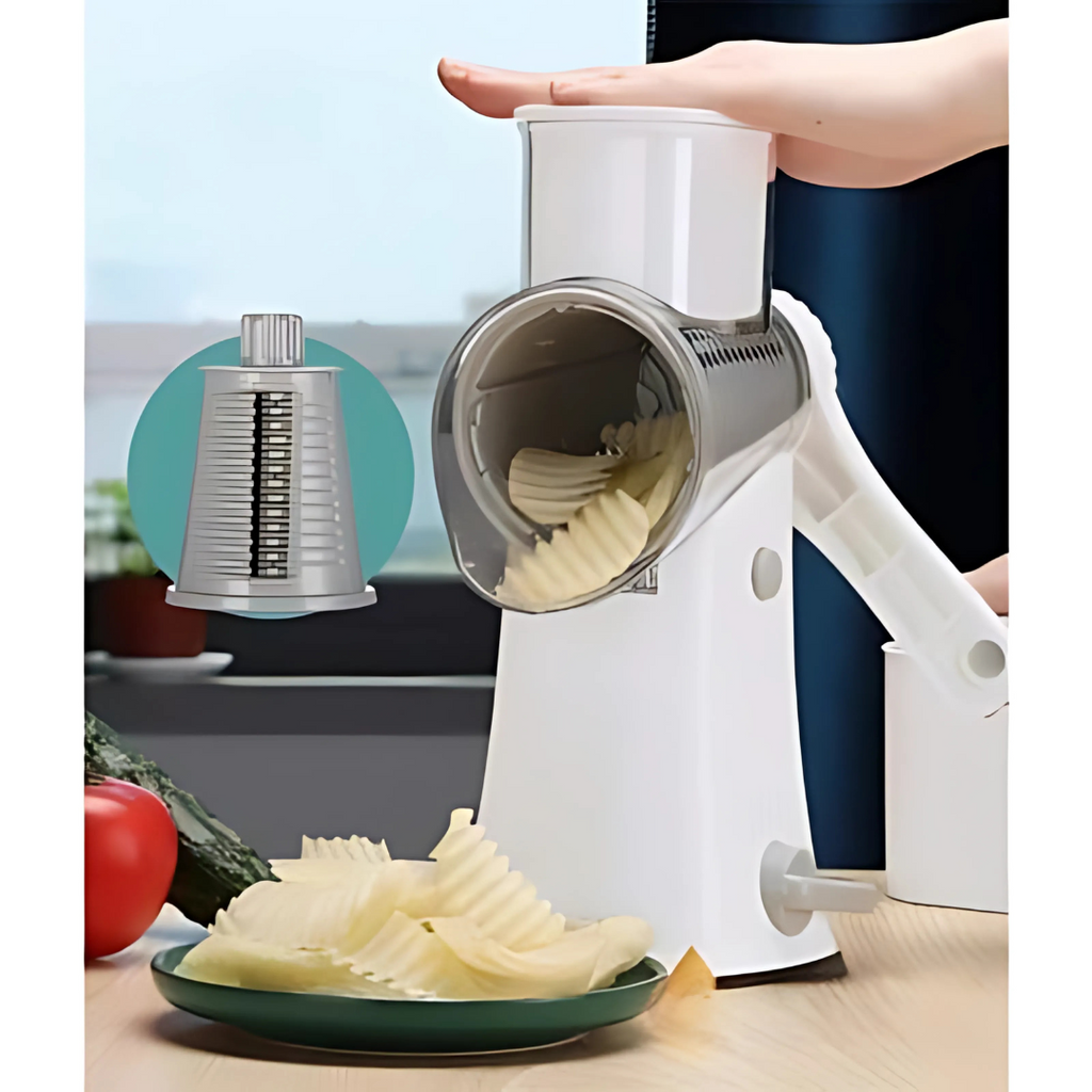 koadclo | Vegetable Slicer with Rotary Cheese Grater Blades