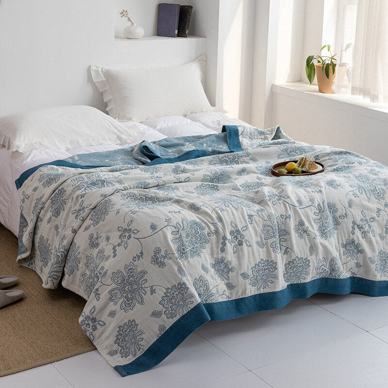 Koadclo | Myk Japanese Throw Blanket – Soft Lightweight Couch Cover for Home Decor