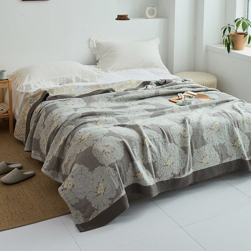 Koadclo | Myk Japanese Throw Blanket – Soft Lightweight Couch Cover for Home Decor