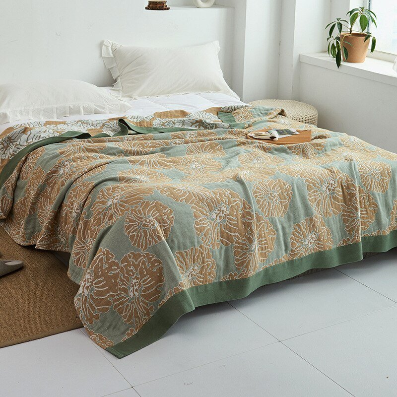 Koadclo | Myk Japanese Throw Blanket – Soft Lightweight Couch Cover for Home Decor