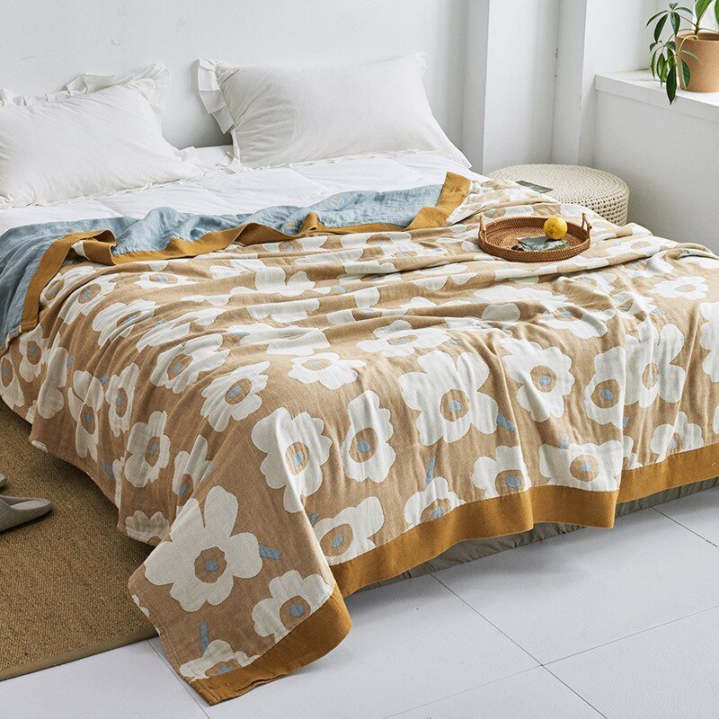 Koadclo | Myk Japanese Throw Blanket – Soft Lightweight Couch Cover for Home Decor