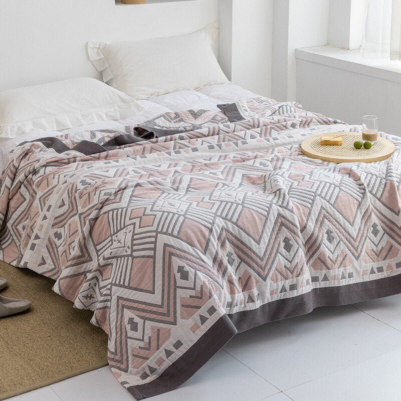 Koadclo | Myk Japanese Throw Blanket – Soft Lightweight Couch Cover for Home Decor